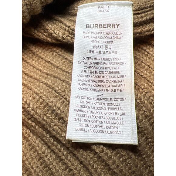 Burberry AUTHENTICATED Cashmere and Cotton Sleeveless Knit Dress Size Small- - Picture 10 of 15